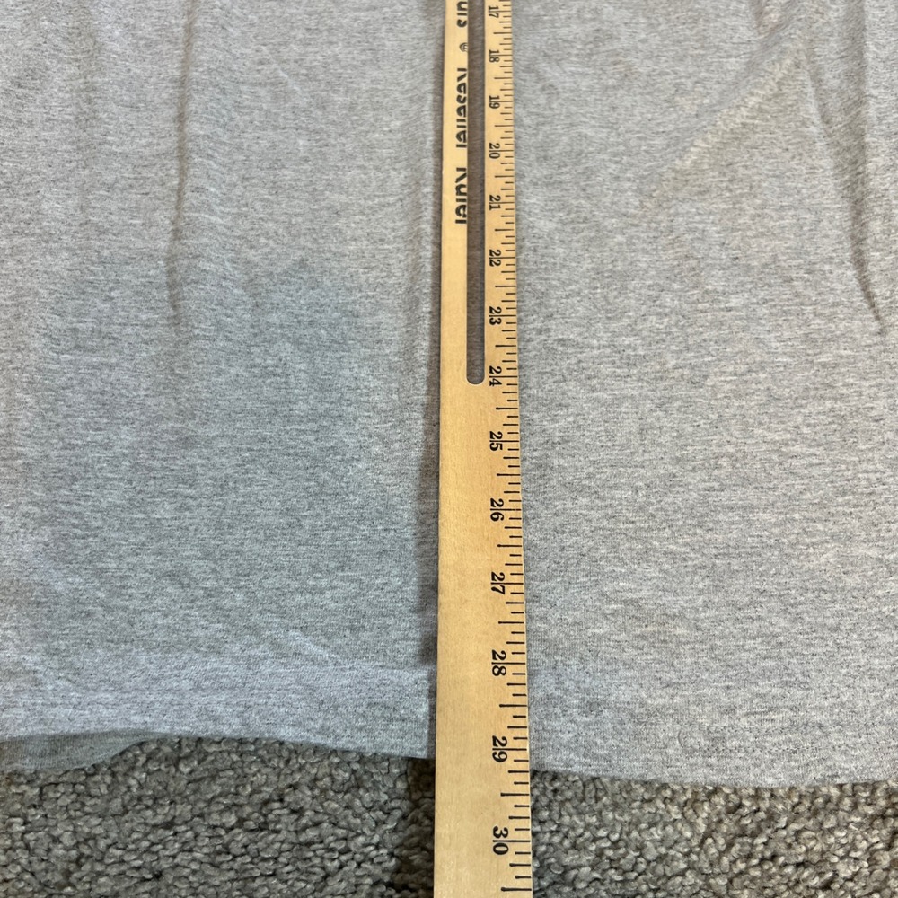 vtg Ben & Jerrys Baseball Raglan Shirt Mens Large Gray Navy 3/4 Sleeve logo - Picture 10 of 10